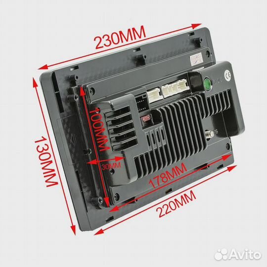 Универсальная магнитола 2Din Android, 9'' 2/32Gb