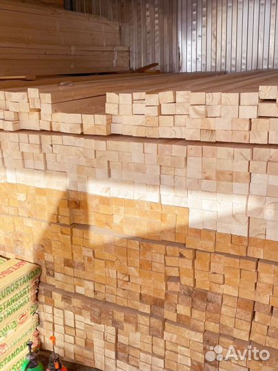 Доска обрезная 40х100х6000мм