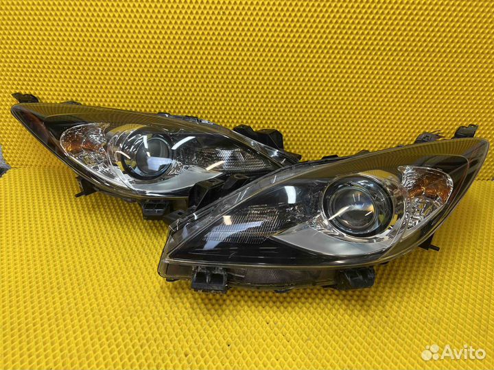 Комплект фар адаптивный биксенон mazda 3 BL рест
