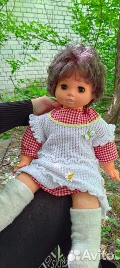 Очень старая тряпичная кукла