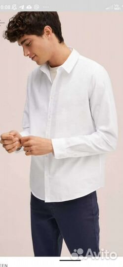 Рубашка на подростка Mango Teen, размер 164-170