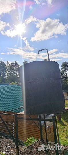 Бочка для воды на дачу