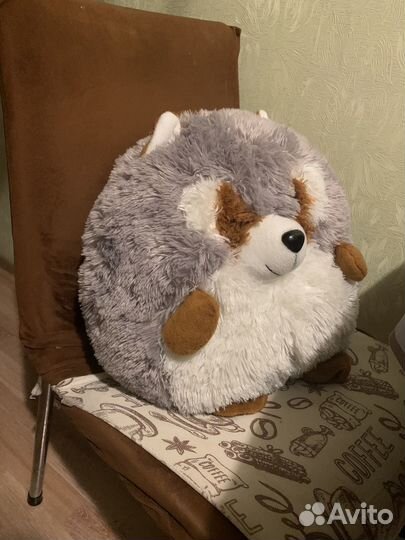 Больша подушка красный енот