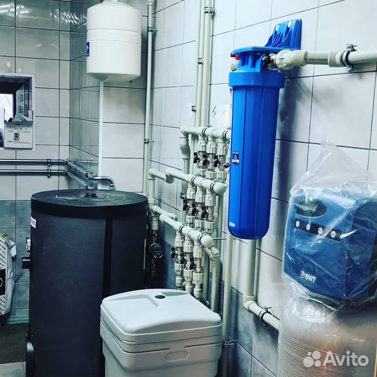 Монтаж системы отопления и водоснабжения