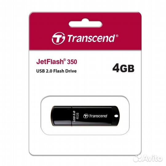 Флешка Transcend jetflash 350 4GB