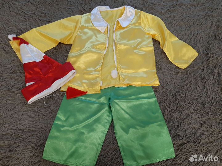 Новогодний костюм буратино для мальчика