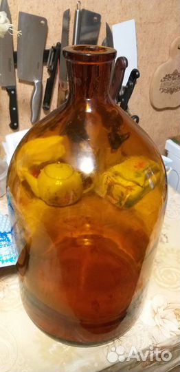 Бутыль стеклянная 10 литров