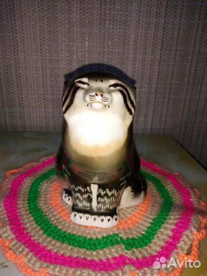 Статуэтка,Камышовый кот,Манул