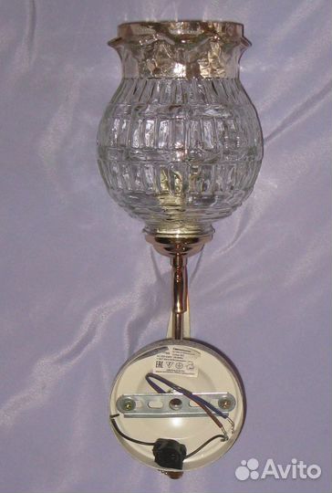 Люстра однорожковая потолочная + бра СССР