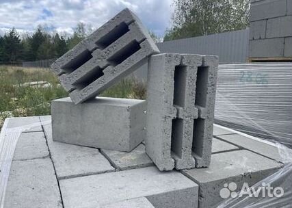 Блоки керамзитобетонные 190х190х390