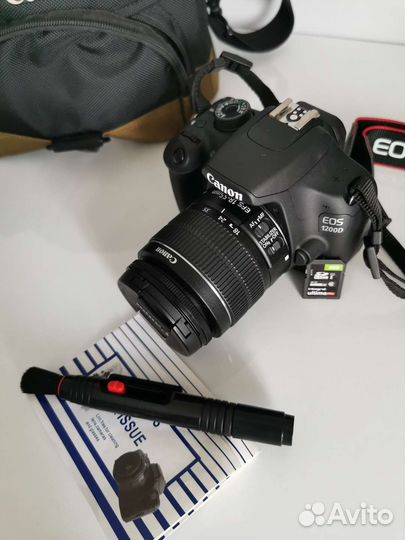 Зеркальный фотоаппарат canon 1200d