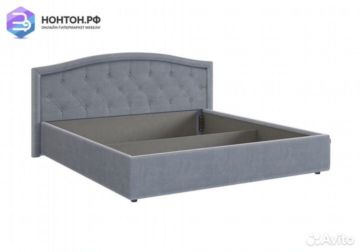 Кровать Верона 2 1.8 м серая