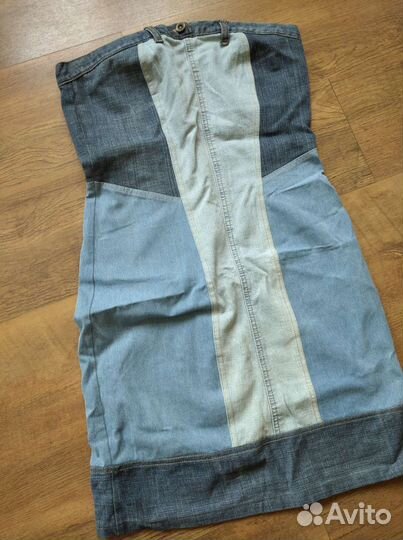 Сумки и платье из джинсов