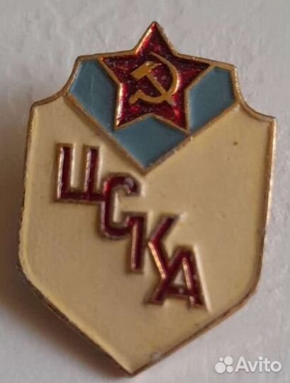 Значки цска на флаге, хоккей