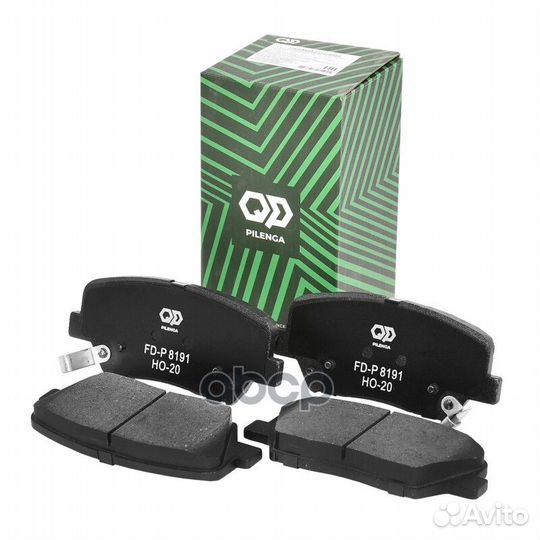 Колодки передние pilenga FD-P 8191 FD-P 8191
