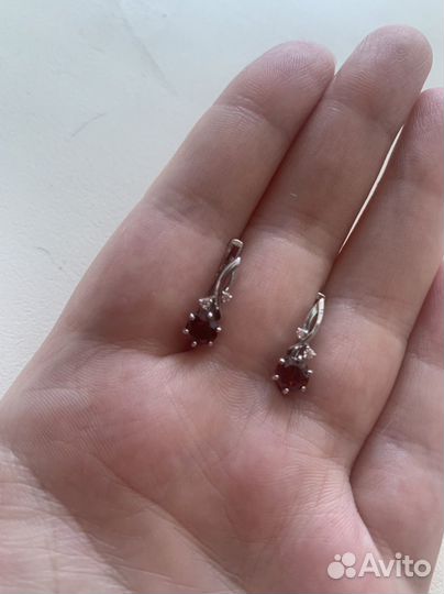 Серебряные серьги