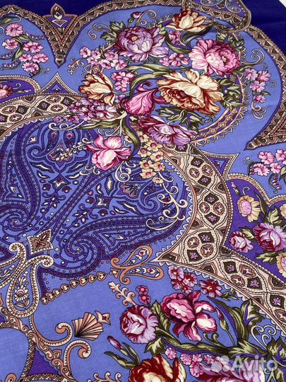 Павловопосадский платок шерсть 100