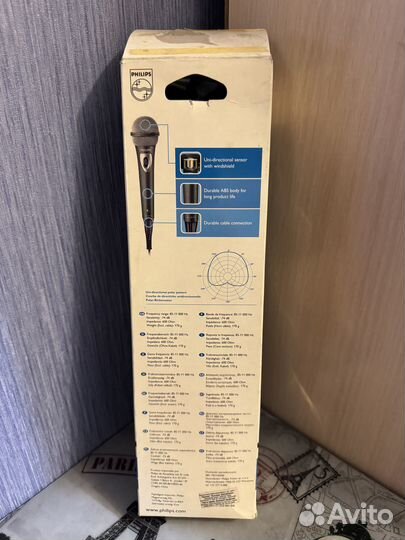 Микрофон Philips SBC MD150 + диск караоке