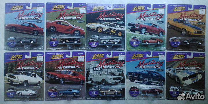 Johnny Lightning Mustang Classics и другие