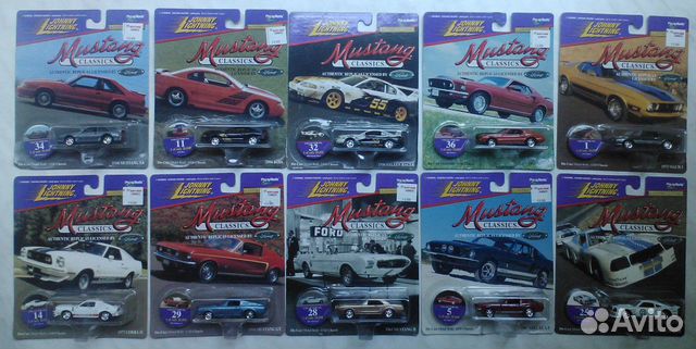 Johnny Lightning Mustang Classics и другие