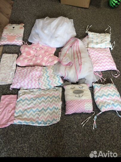 Бортики в кроватку