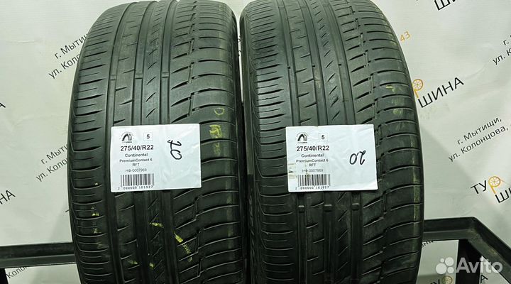 Continental PremiumContact 6 275/40 R22 94Y