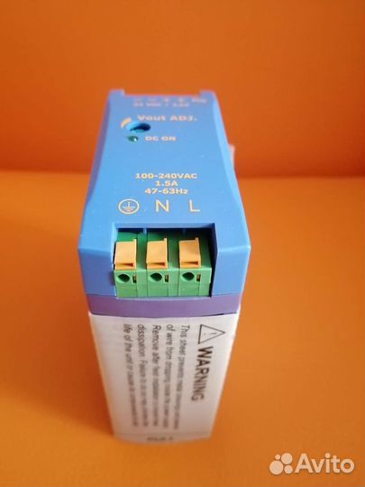 Блок питания dran60-24. 24 Вольта, 60ватт