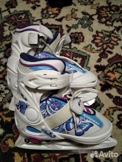 Коньки детские раздвижные nordway 27-30