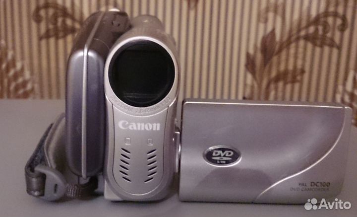 Цифровая видеокамера canon dc100 на запчасти