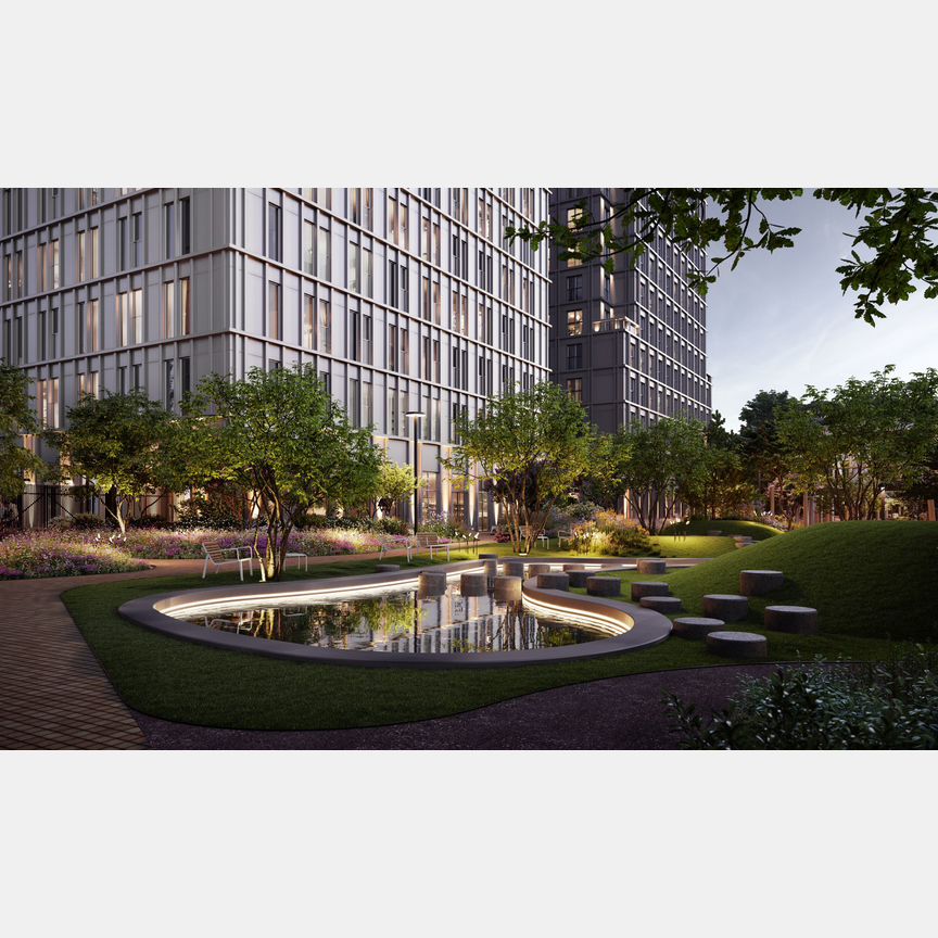 2-к. квартира, 53,4 м², 10/44 эт.