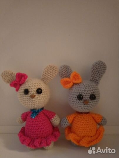 Мягкая игрушка зайчик