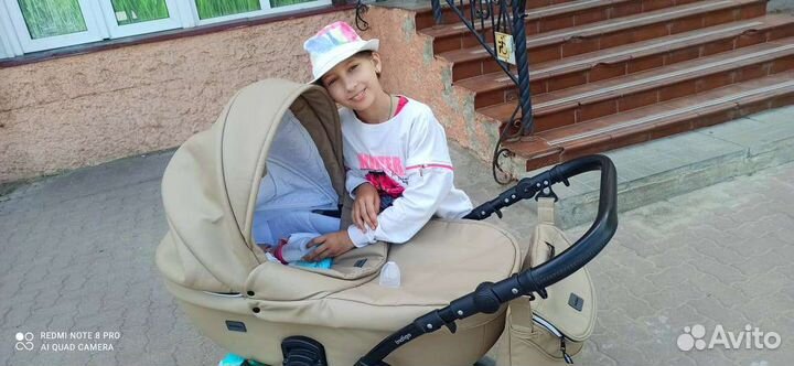 Детская коляска универсальная 2в 1 Indigo