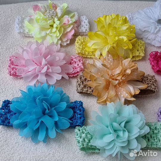 Повязка на голову, бант, ободок