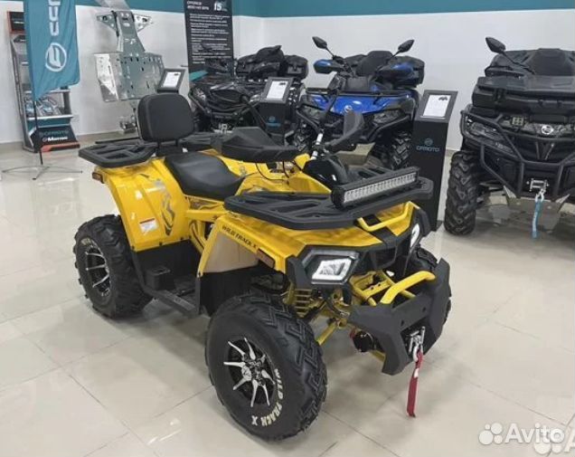 Квадроцикл Motoland Wild Track X 200 PRO желтый
