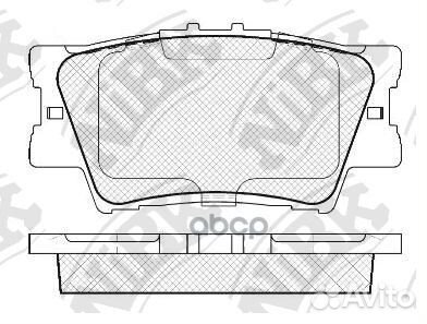 Колодки зад. toyota RAV 4,camry 06 PN1522 NiBK
