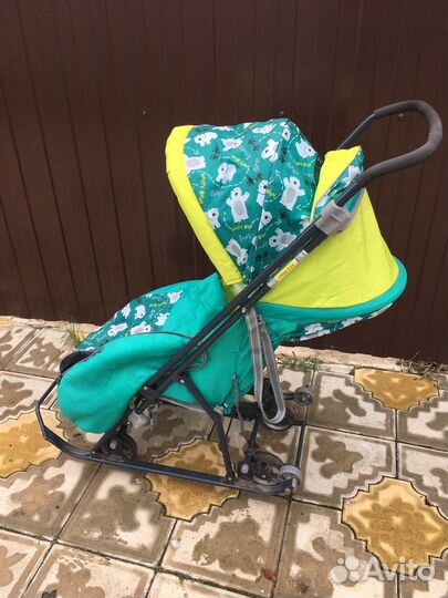 Коляска санки