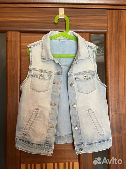 Детская джинсовая жилетка Zara 164