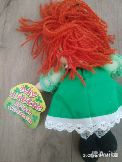 Тряпичная кукла, сувенир из Ирландии