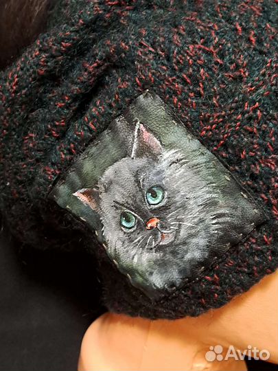 АВТОРСКАЯ шапка бинни.женская