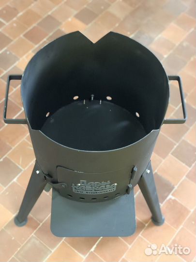 Печь для казана 10-12 л переносная