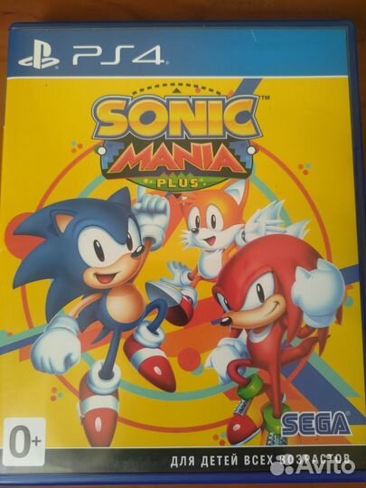 Sonic mania plus ps4 диск
