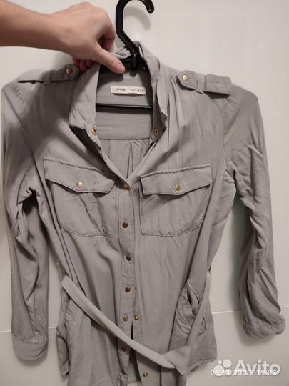 Рубашка удлиненная