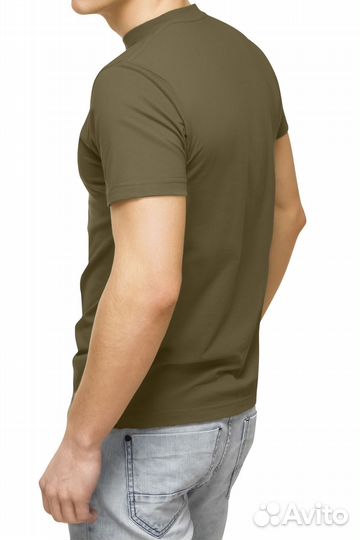 Футболка Print016 - хаки. Оптом