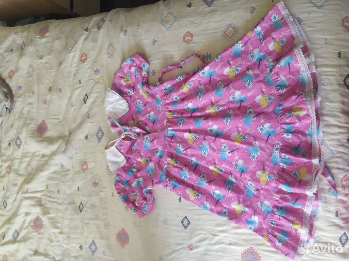 Платье для девочки на 4-5 лет винтажное советское