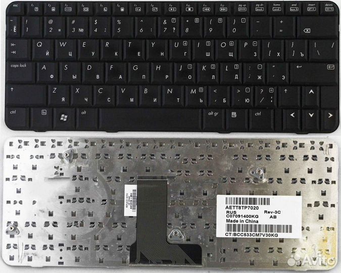Клавиатура HP Probook TX1000 aett8TP7020б.у KHP151