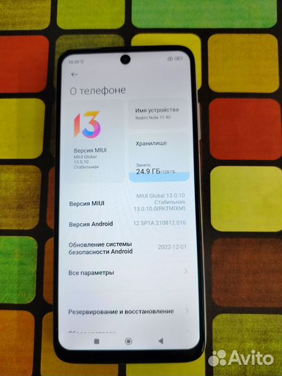 Xiaomi Redmi Note 11, 6/128 ГБ