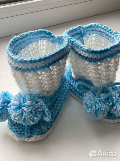 Носки ручной вязки детские