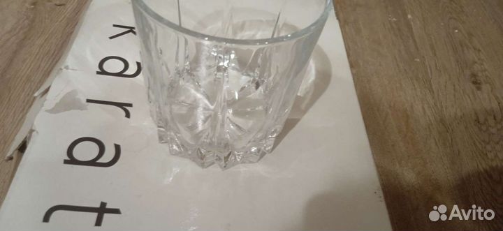 Набор стаканов,набор рюмок в наборе 6шт.новые