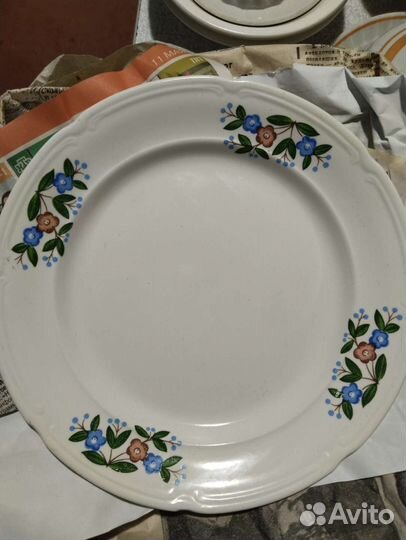 Тарелки фарфор и фаянс СССР