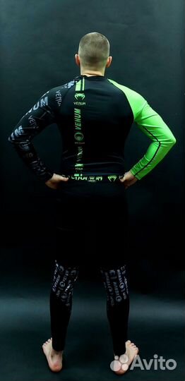 Комплект: рашгард + компрессионные штаны venum